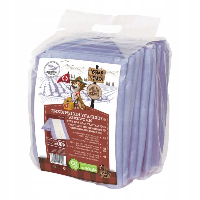 MATY DO NAUKI CZYSTOŚCI DLA PSA ZAPACH LAWENDY