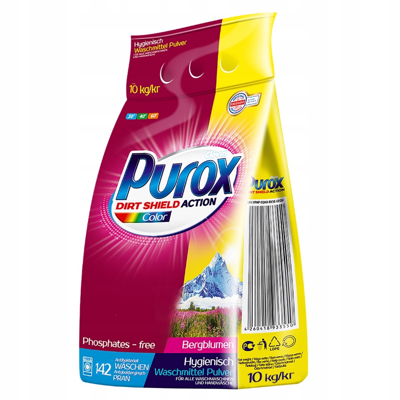 

Purox Color Proszek do Prania Tkanin Kolorowych 10