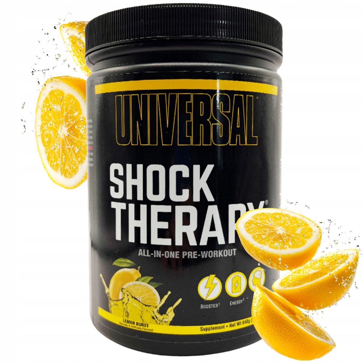 Universal Nutrition Shock Therapy 840g Předtréninková Pumpa Citron