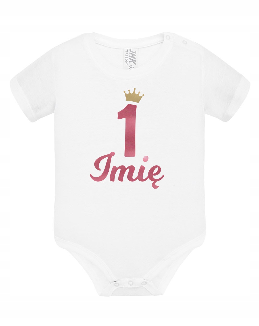 

Body niemowlęce białe Urodziny Roczek 9M