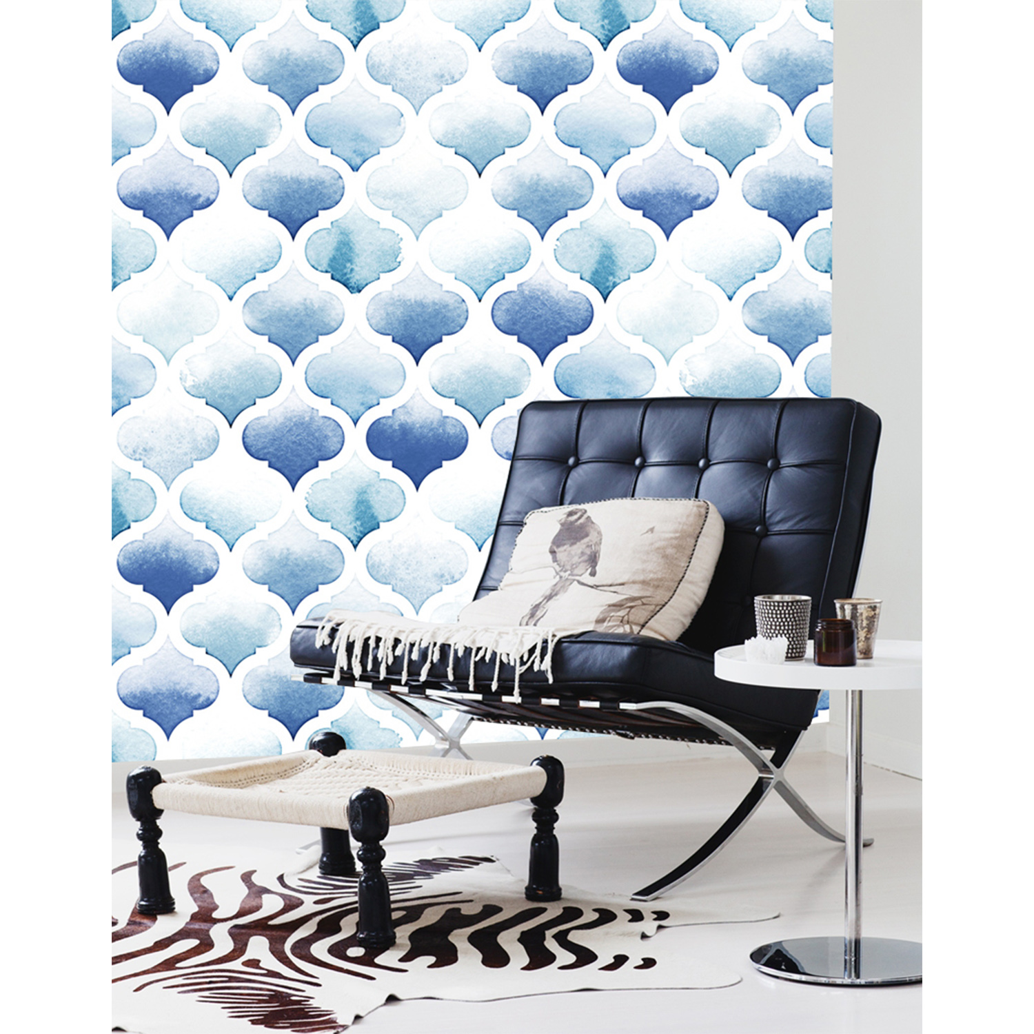 

Fototapeta Geometryczne niebieskie wzory 208x146cm