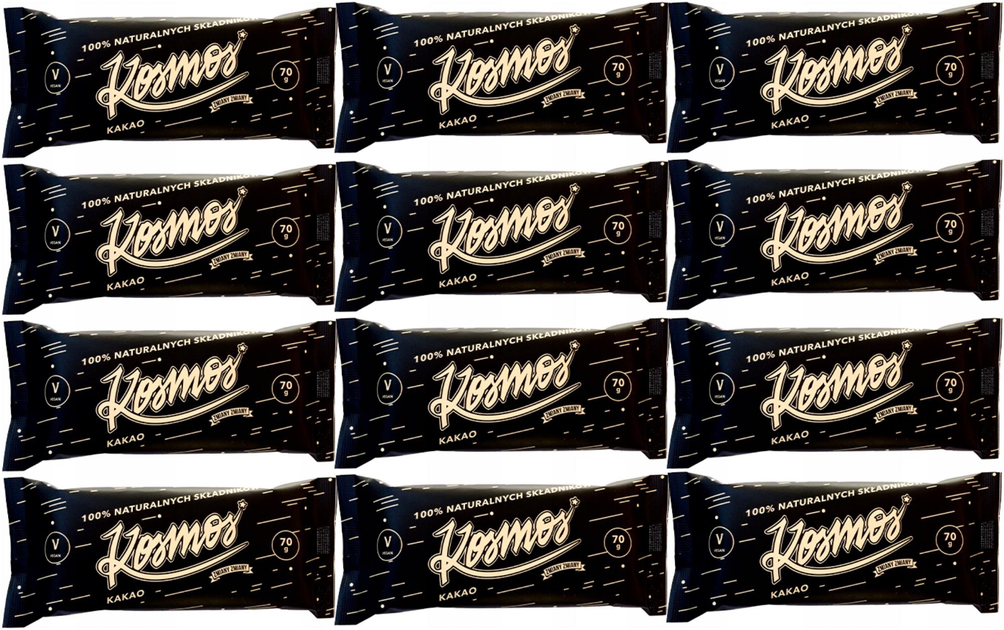 Sada 12X Tyčinka Kosmos 70 G S Kakaem A Fíkem Bez Přidaného Raw Cukru