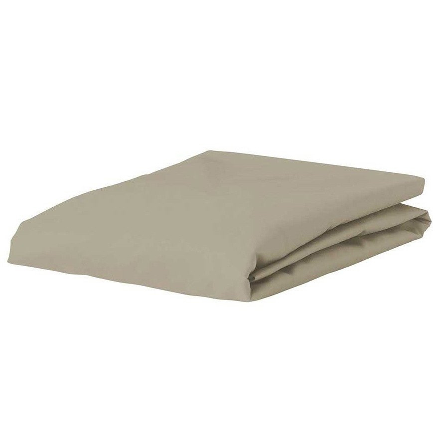 Prostěradlo Jersey Béžové 180-200 CM X 200-220 CM S Gumičkou