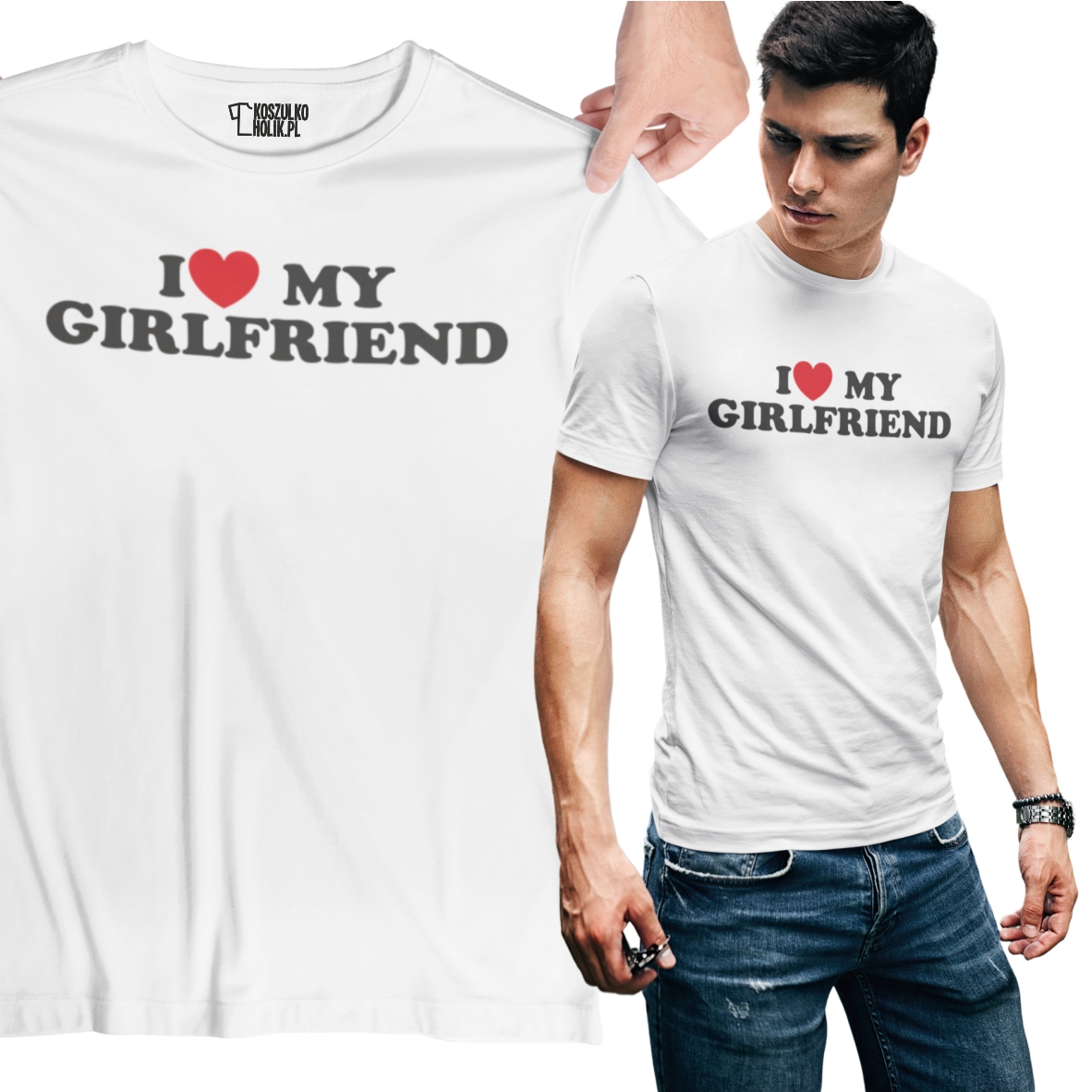 

Koszulka I Love My Girlfriend Dla Chłopaka