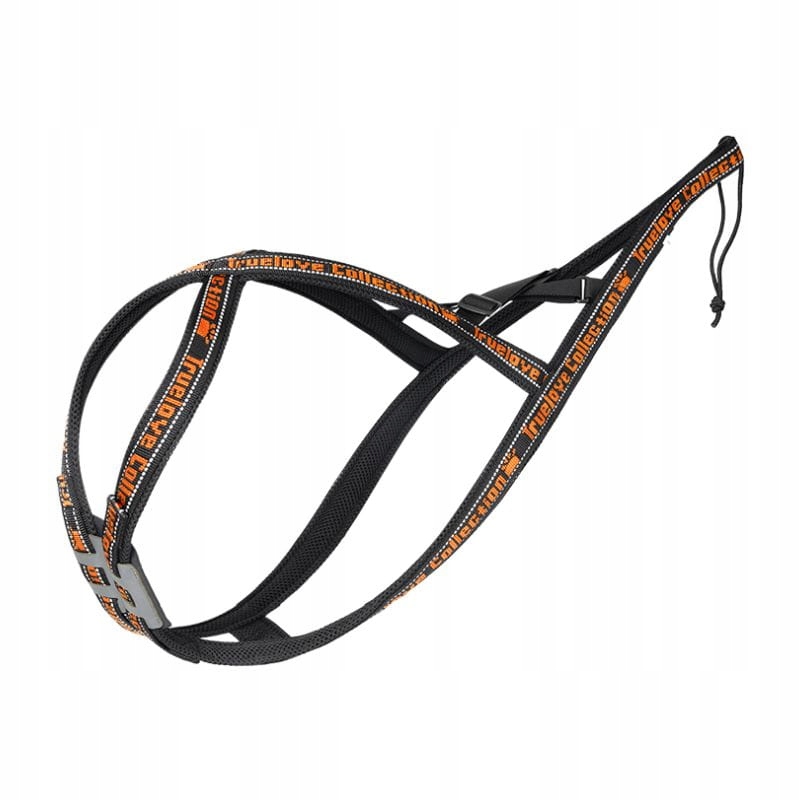 Szelki do ciągnięcia sled dla psa Truelove Musher pomarańczowe Xxs