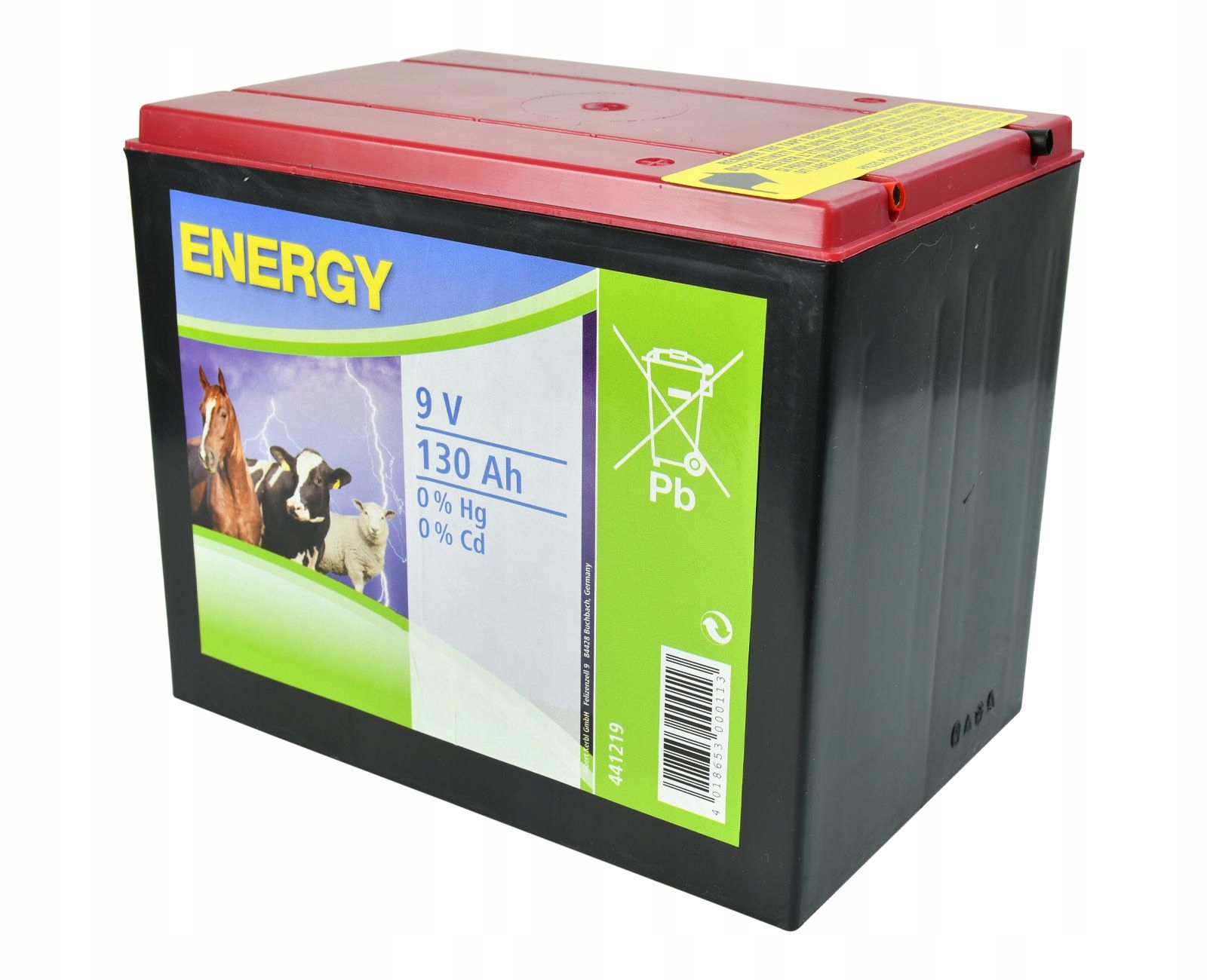 

Bateria Sucha Corral 130 Ah9V Elektryzator Pastuch