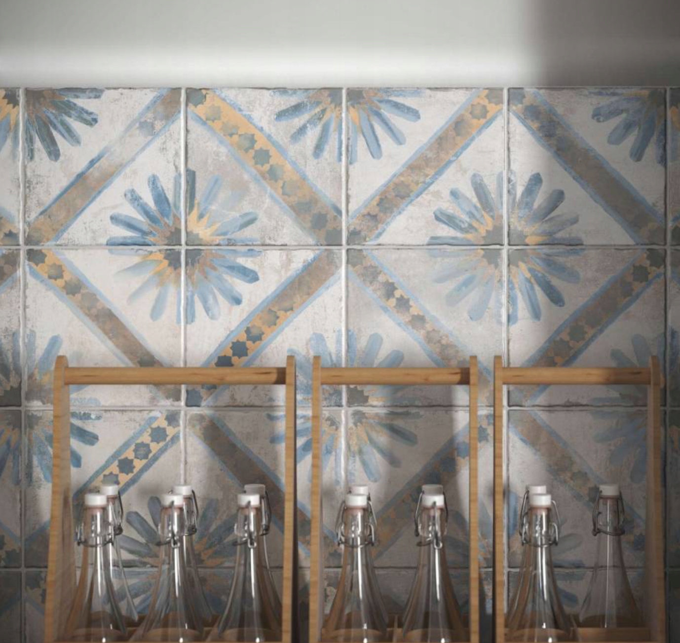 PATCHWORK FS MARRAKECH BLUE 45X45 PERONDA G. I Szerokość produktu 45 cm