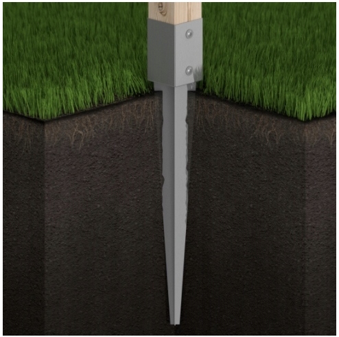 Podstawa słupa PSG 46x550x1,5 ocynk ogniowy 1 sztuka Producent Domax