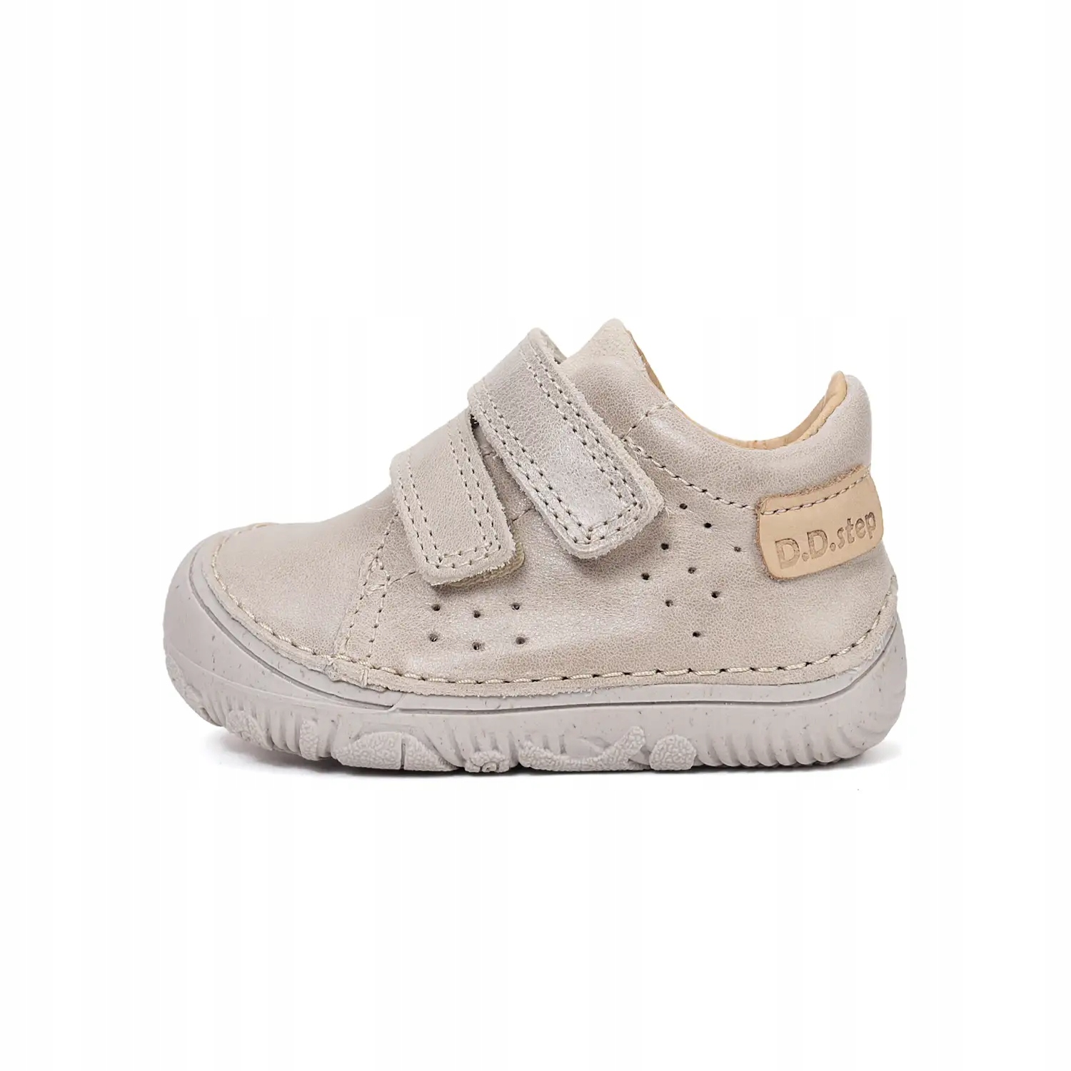 Półbuty skórzane barefoot D.D. Step S073-61950F Cream 31