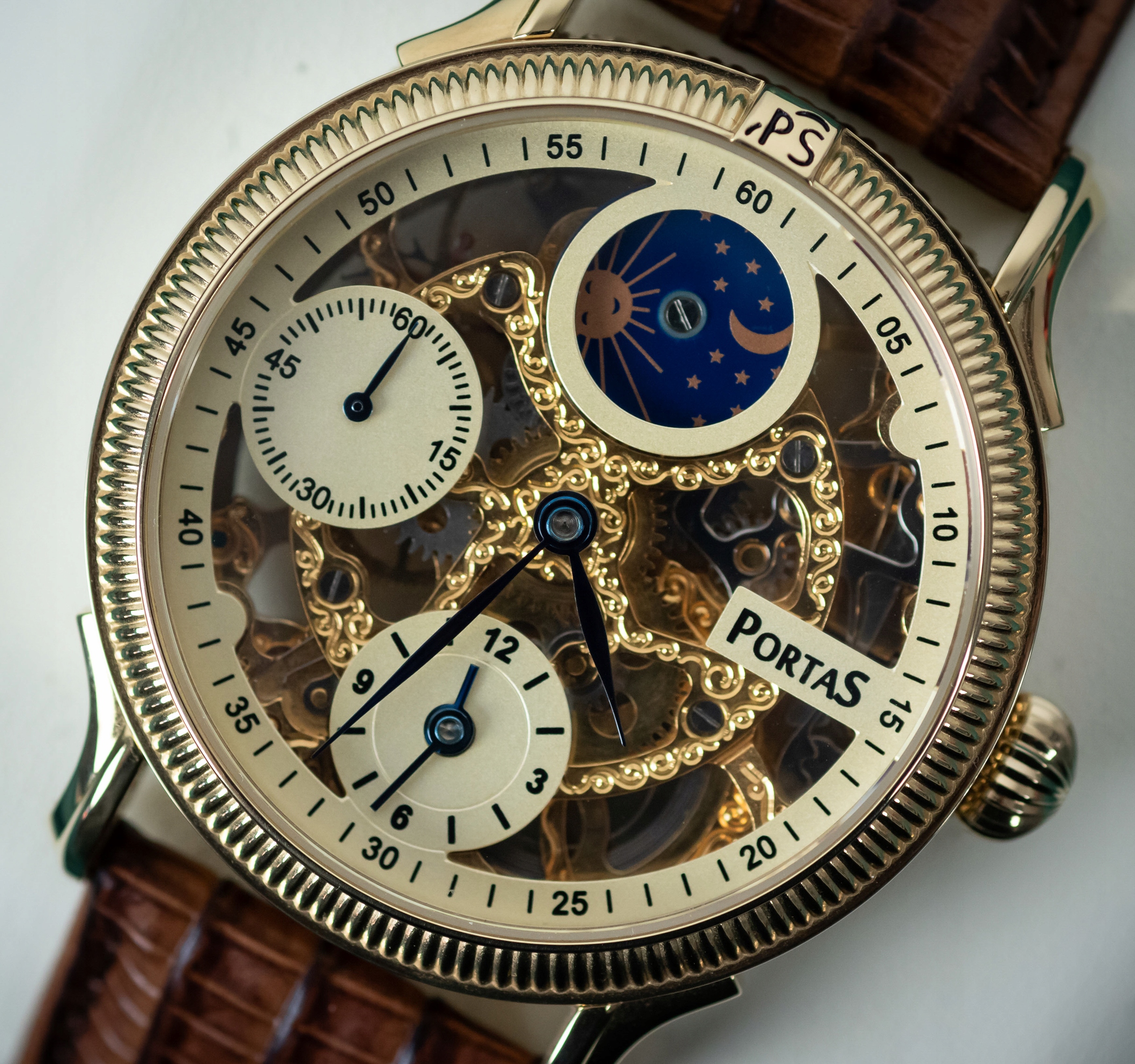 Zegarek PORTAS PS20I-9730-01DE DUAL TIME • Cena, Opinie • Męskie