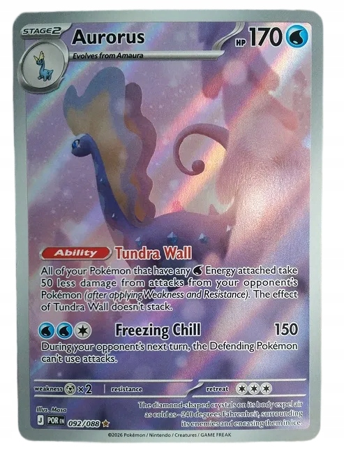 Karta Pokemon TCG Aurorus (092/088) Art Perfect Order