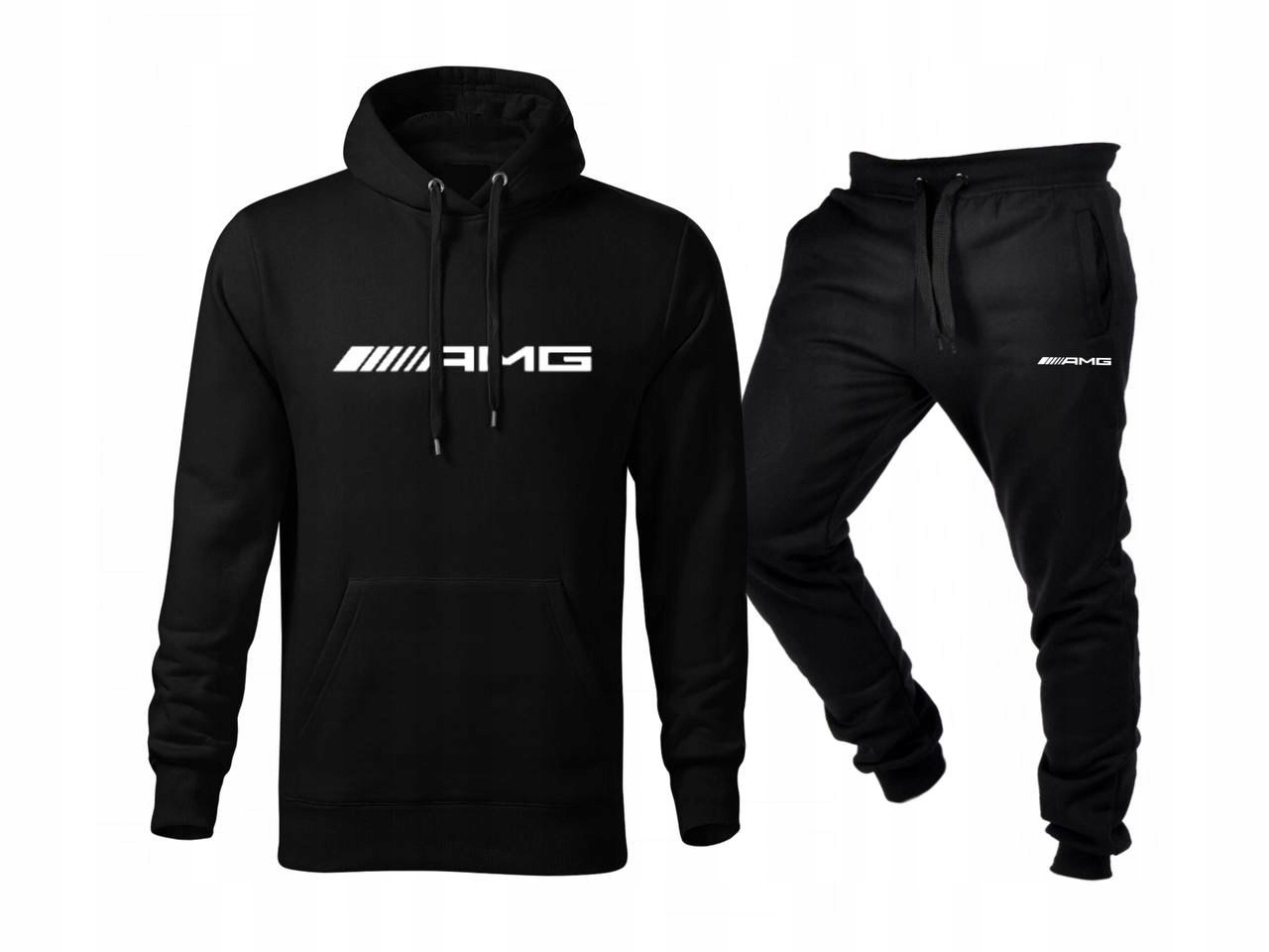 Tepláková Souprava Teplákovka Amg Mikina A Kalhoty Černá XL