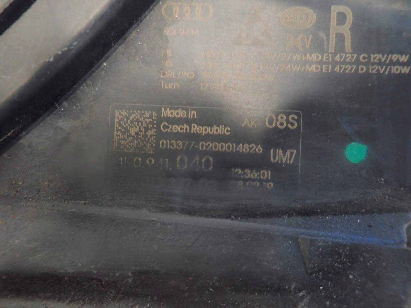 light front right AUDI A6 C8 2018- FULL LED