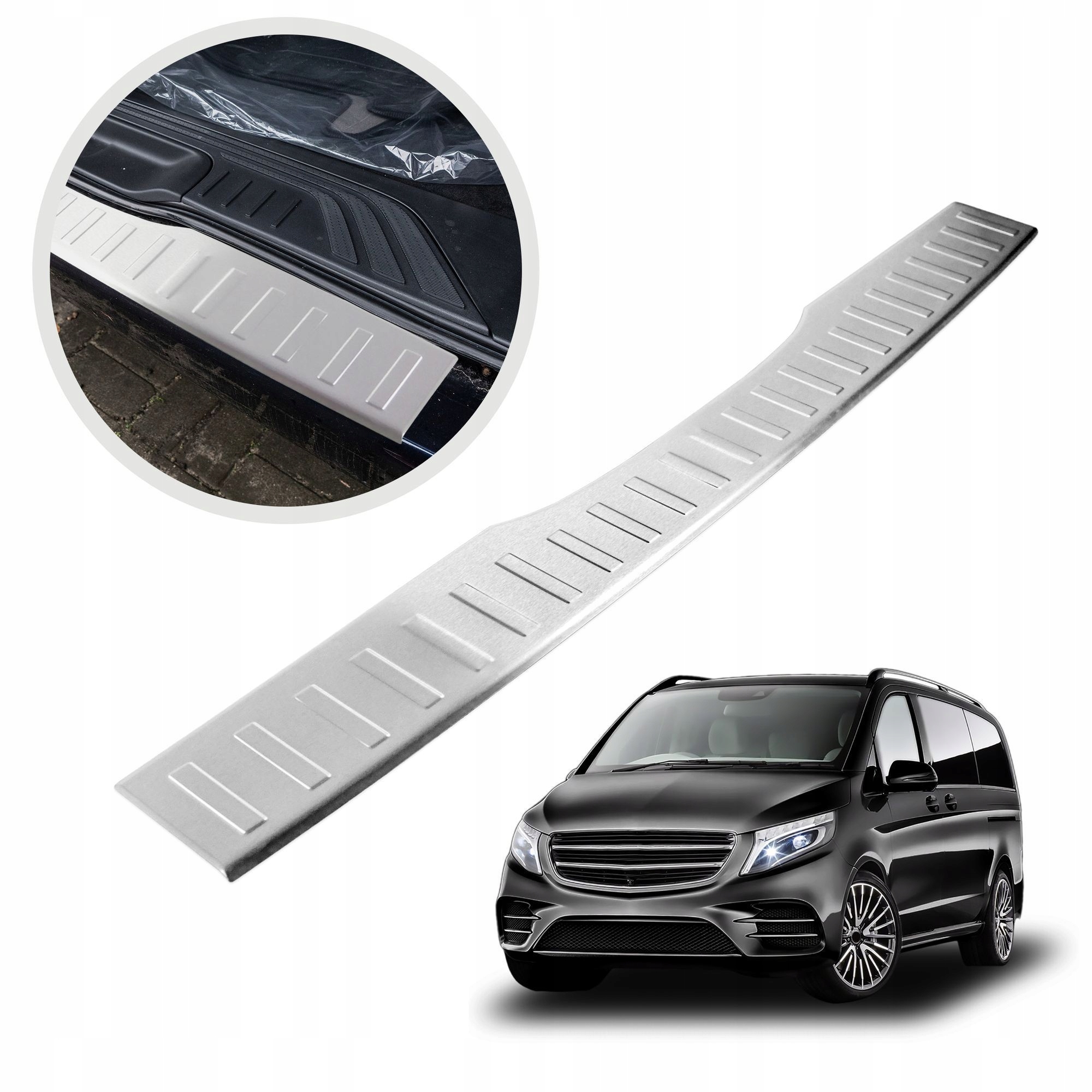 Ochranná lišta na zadný nárazník pre Mercedes Vito W447 2014-