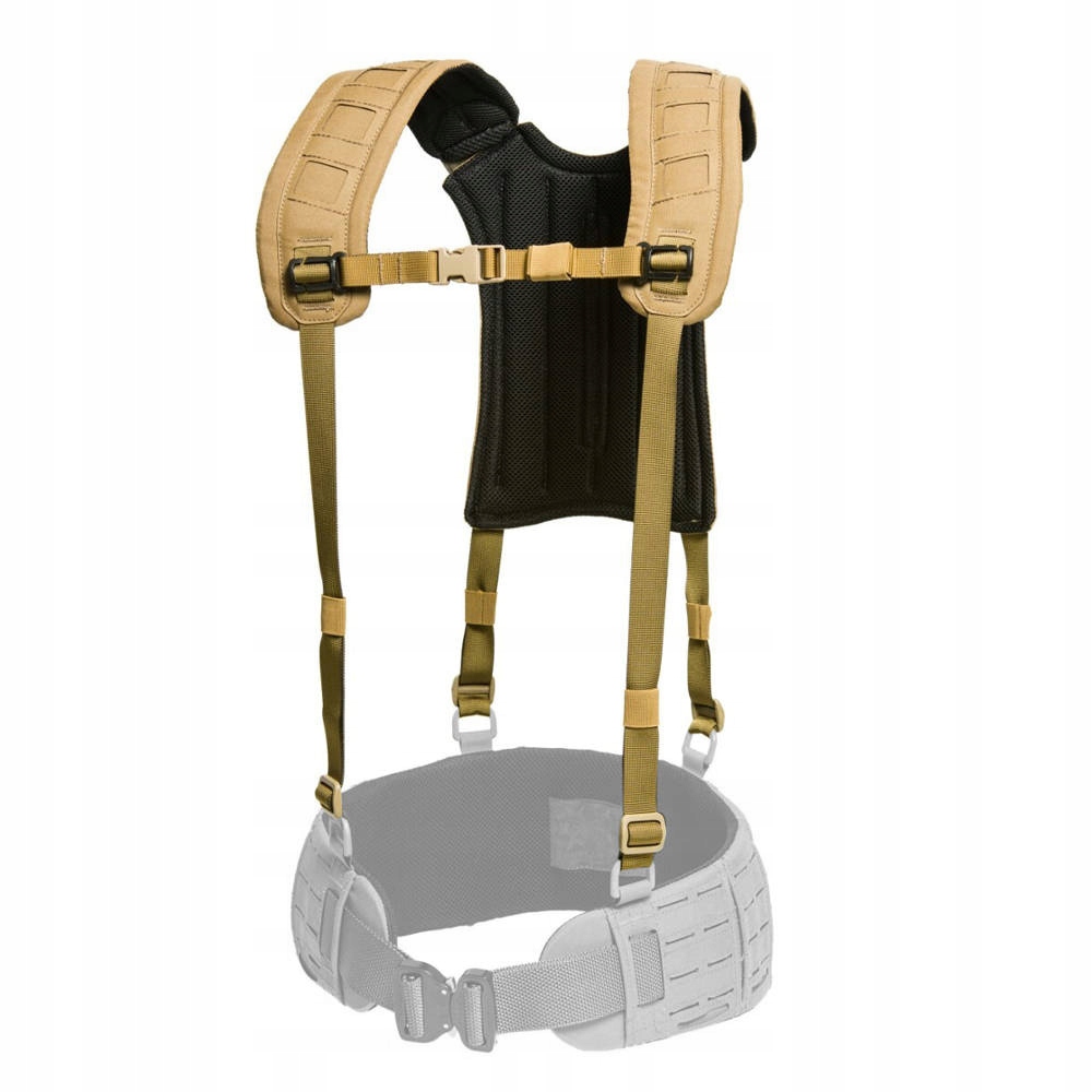 Templars Gear Szelki taktyczne 4-punktowe H-Harness Molle Coyote Brown Tg-h