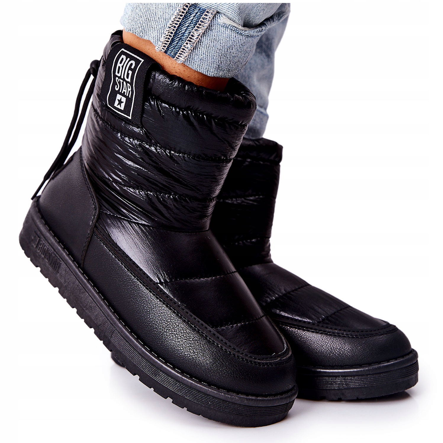 CZARNE BOTKI ŚNIEGOWCE BIG STAR II274120 37