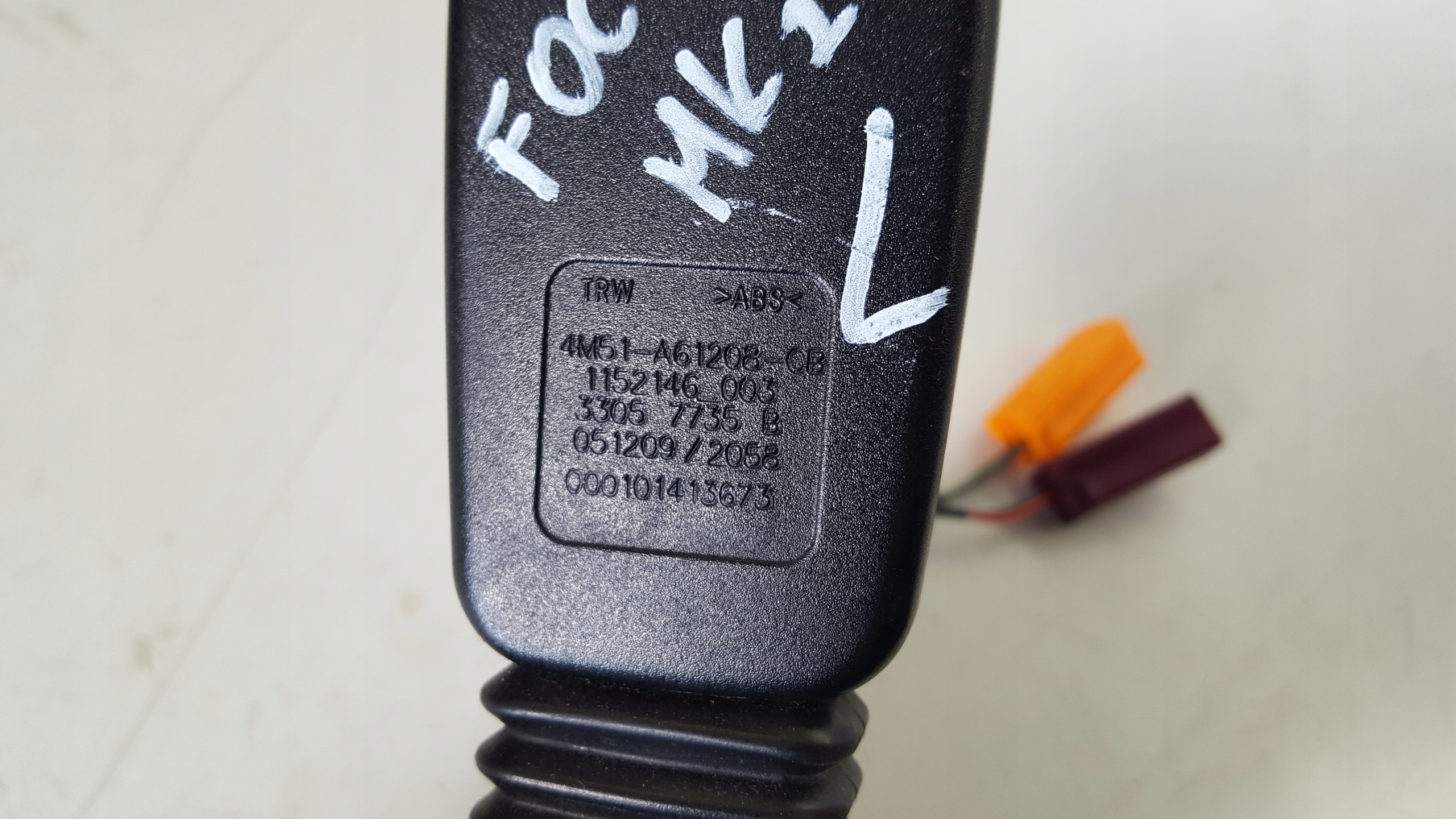 console airbags adjusters sensor Ford Focus MK2