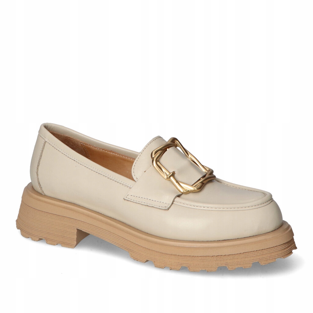 Mokasíny Bombonella 158.3287/17-1150 Béžová lico 39