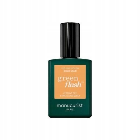 Manucurist Green Flash Nail Polish lak na nehty 15 ml Gold Sand 1 ks
