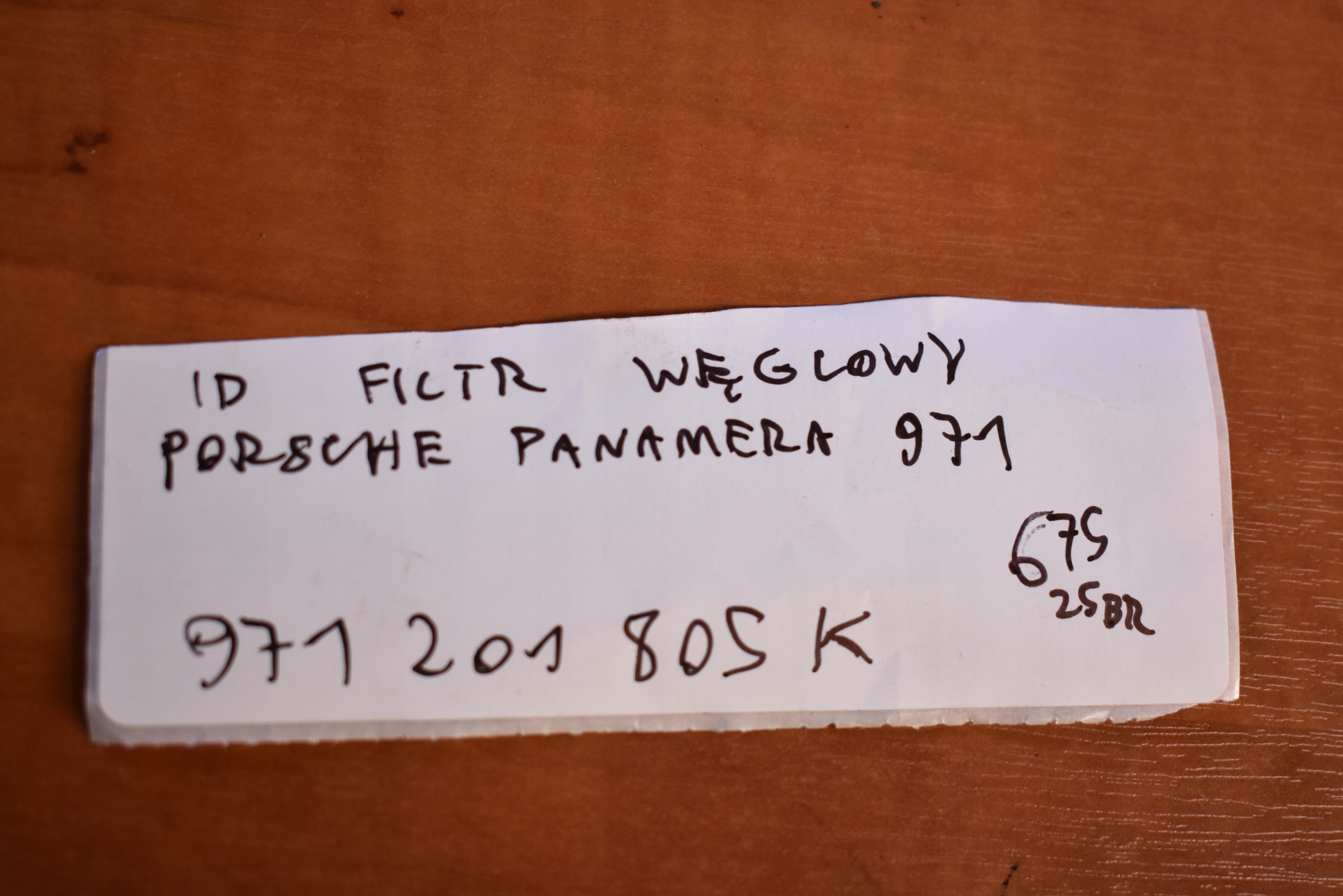 IDEALNY karbonski filter PORSCHE PANAMERA 971 1
