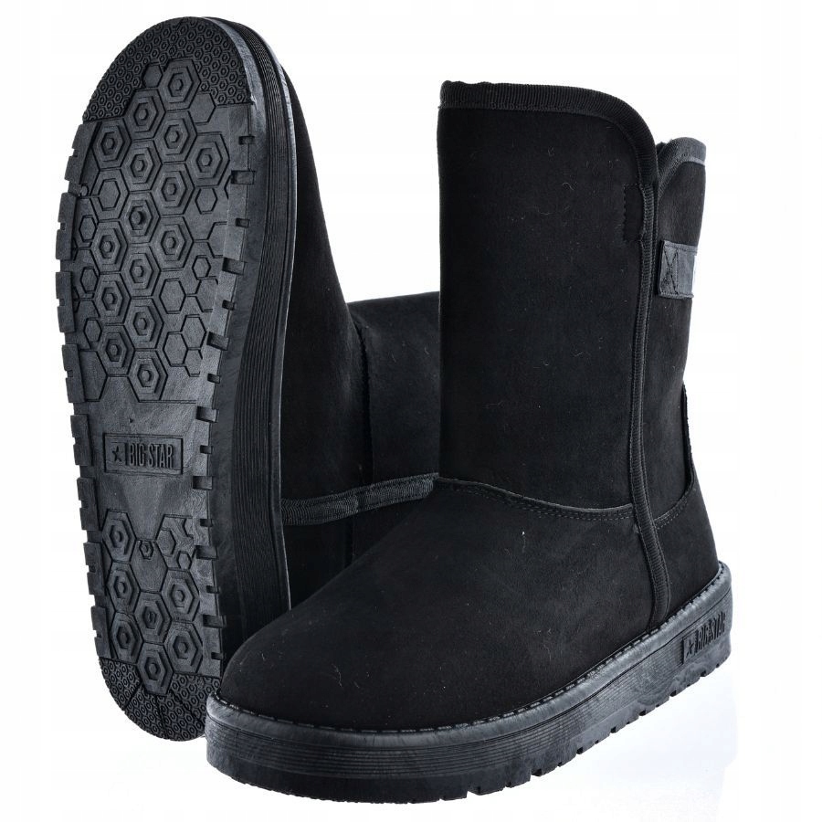 BUTY DAMSKIE ZIMOWE BIG STAR ŚNIEGOWCE OCIEPLANE Materiał zewnętrzny inny