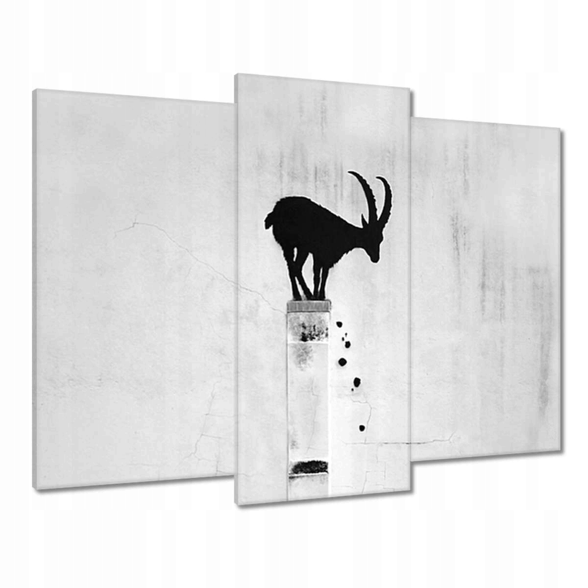 Obrazy 90x70 Kozica Banksy Gazela horská Nedostatek soukromí Mural