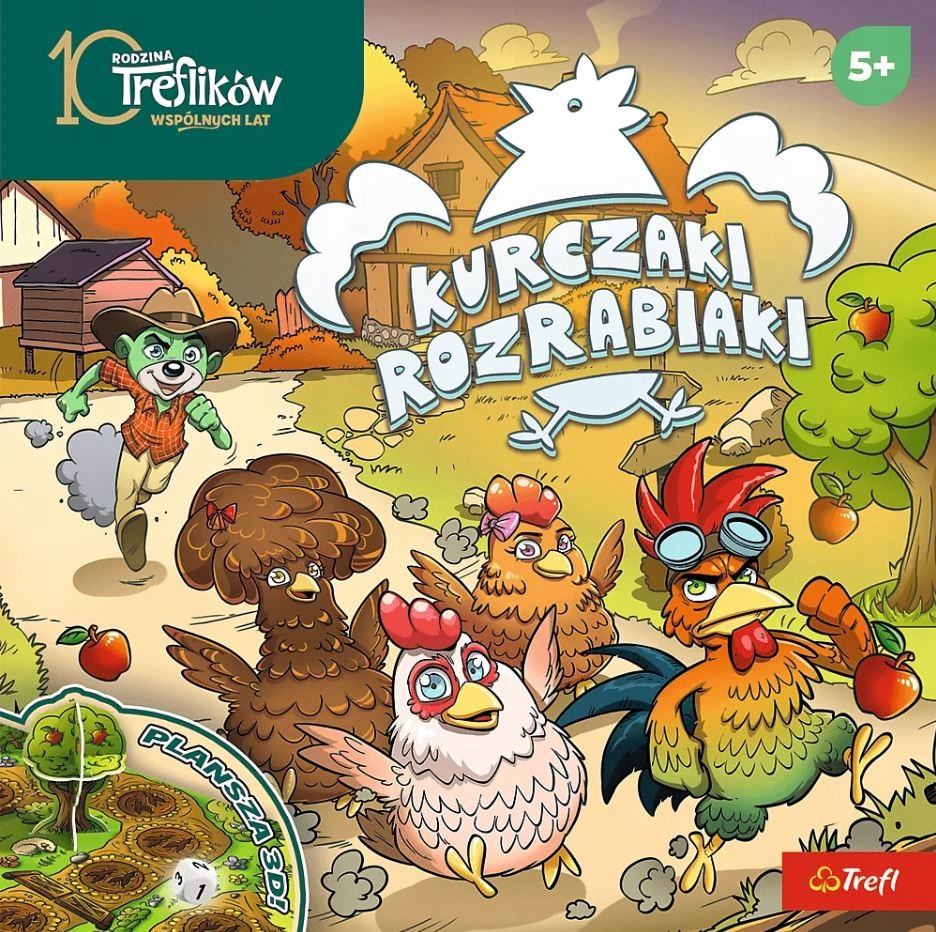 Kurczaki Rozrabiaki gra planszowa Trefl +5 lat