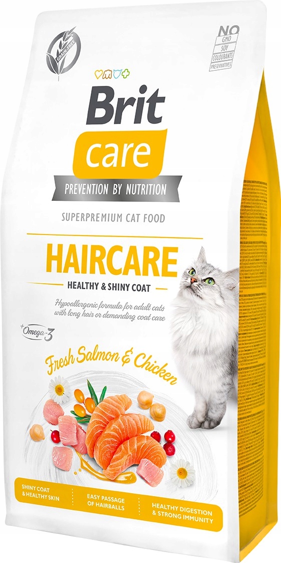 Levně Brit Care Cat Grain-Free Hair Care 6x400g