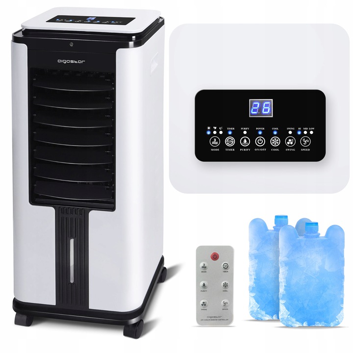 

Przenośny Klimatyzator Klimator Wodny + Pilot 75W