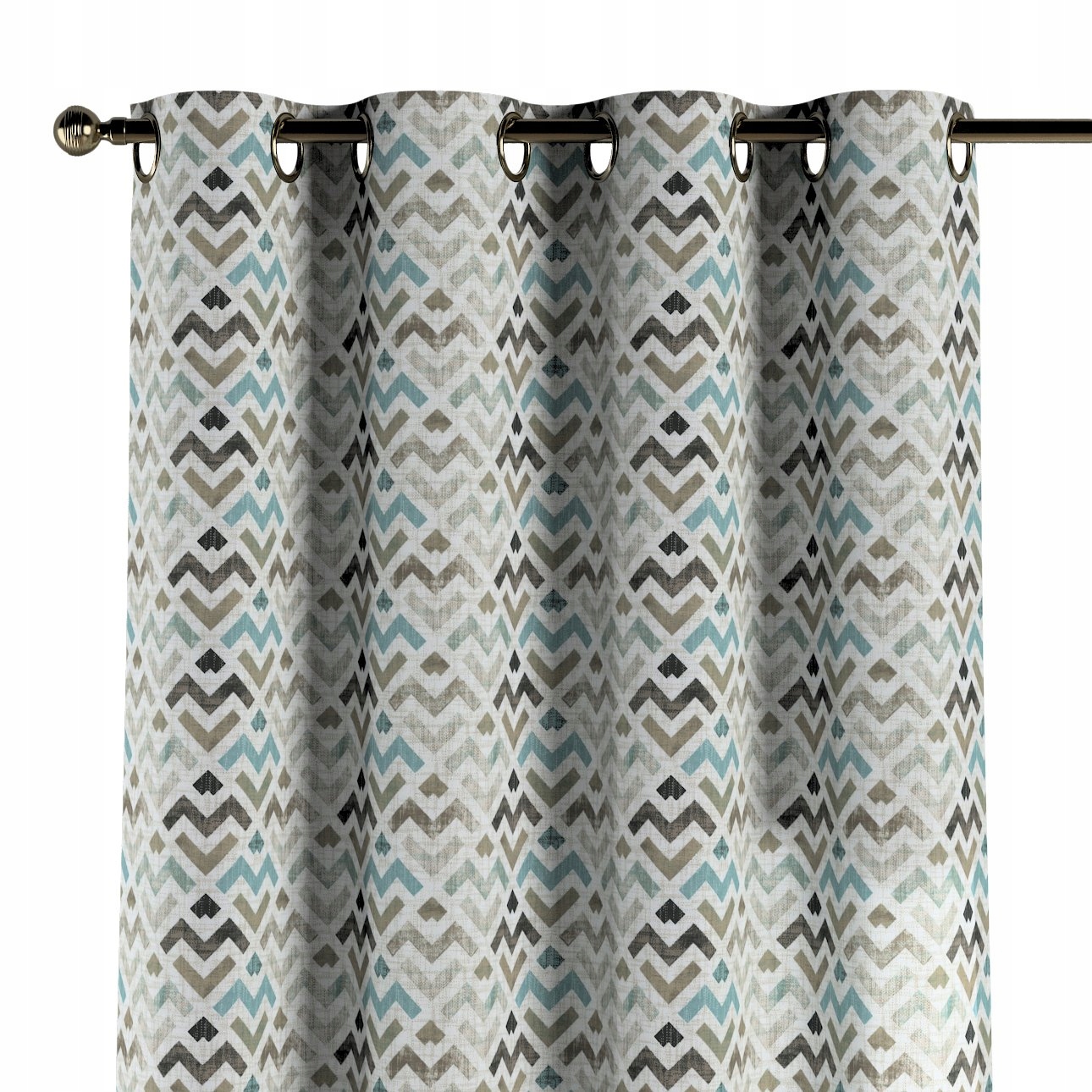 Záves na kolieskach 1 ks 130x260 cm hnedý