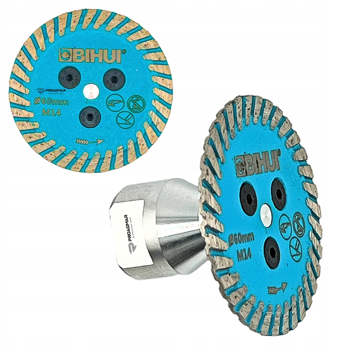 TARCZA DIAMENTOWA DO PODCINANIA 60mm / M14 BIHUI DCW60