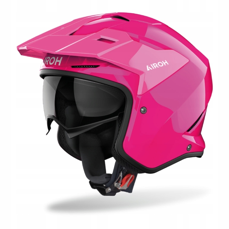 Motocyklová Prilba Airoh Kombakt Color Pink Gloss (s)