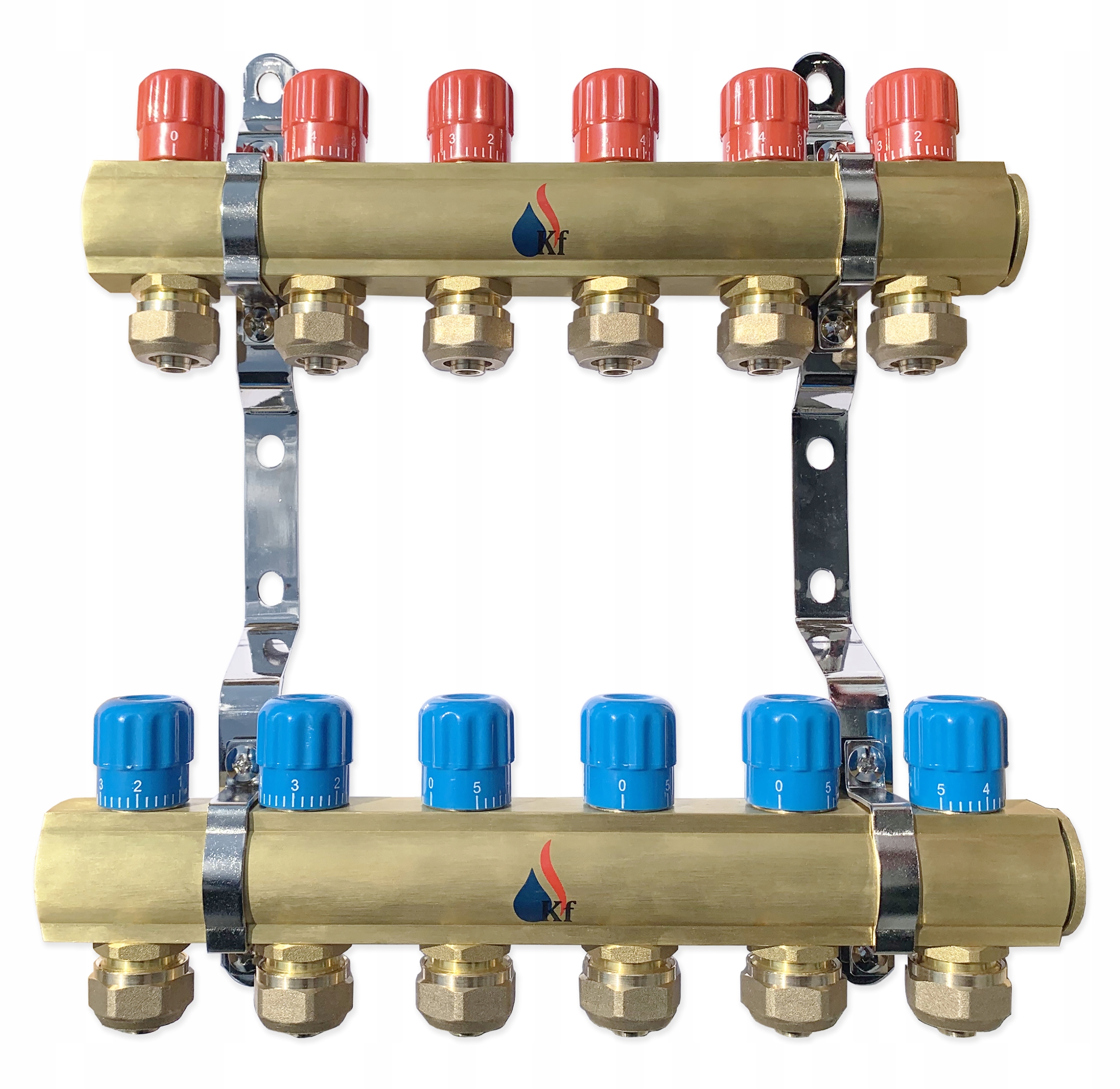 

Rozdzielacz 9 Obw Mosiężny Zaworki Złączki Pex 16