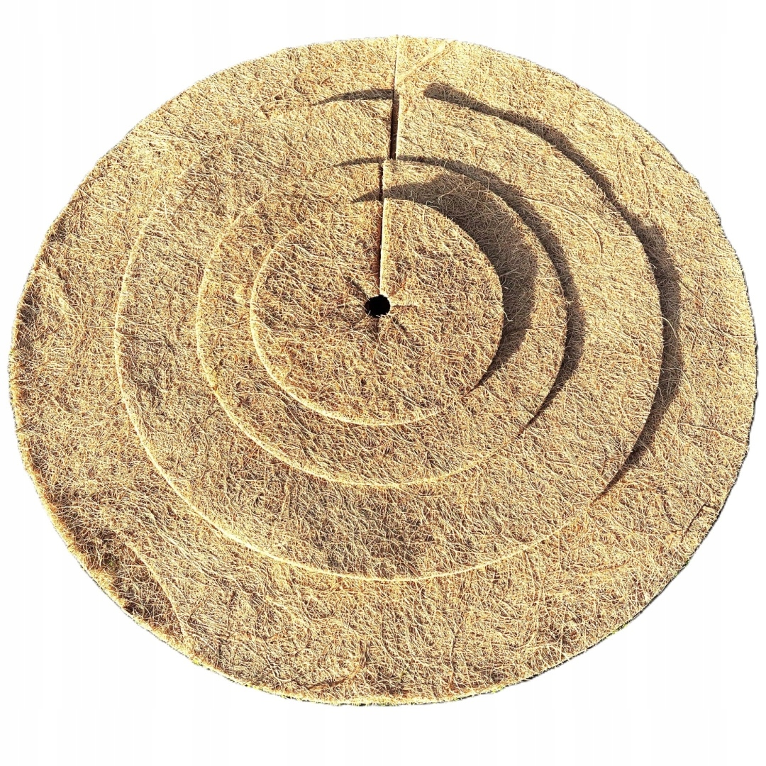 MATA KOKOSOWA PRZECIW CHWASTOM OKRĄGŁA WOKÓŁ ROŚLIN GRUB. 5MM, ŚR. 60CM