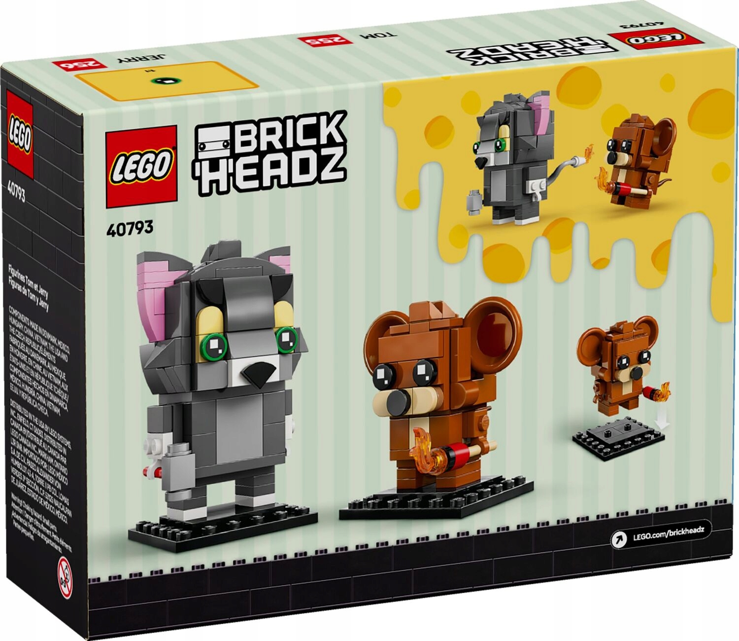 Lego 40793 BrickHeadz Figurky Toma a Jerryho