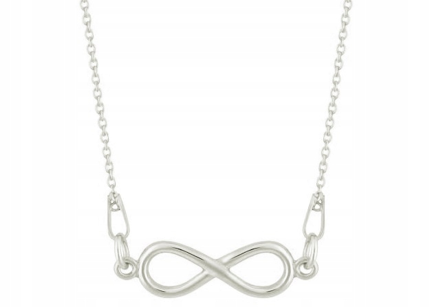 

Naszyjnik srebrny 925 Infinity Nieskończoność