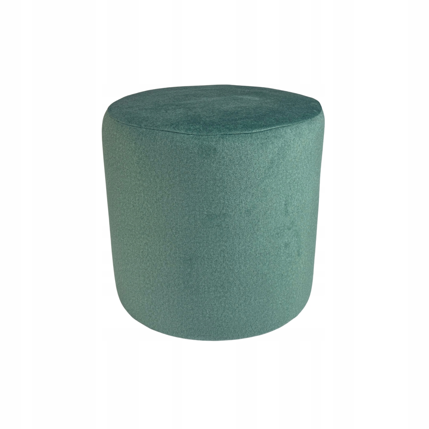 Taburet kulatá velurová světlá zeleň snadno čistitelná, nehořlavá