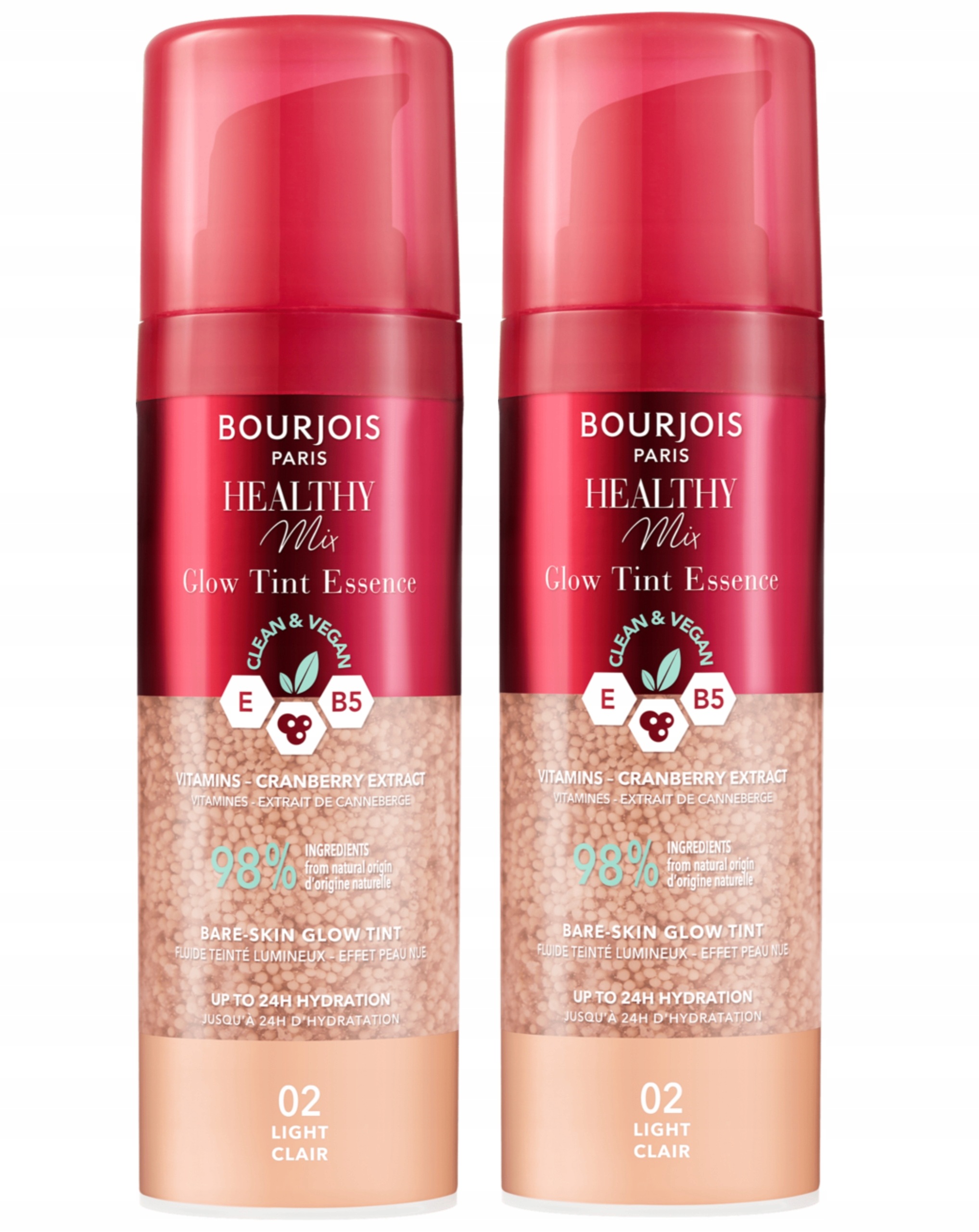 2 x Bourjois Healthy MIX Essence 02 Světlý 30 ML