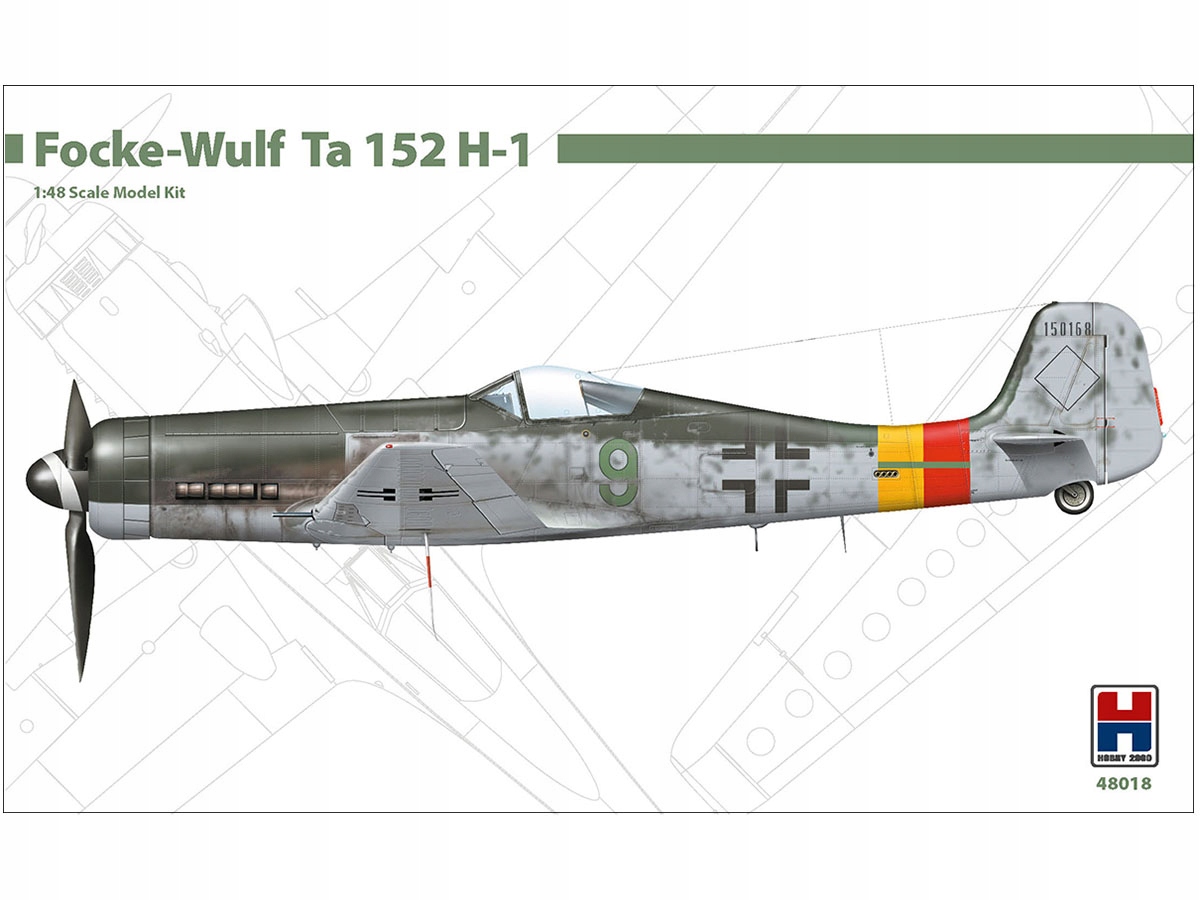Letadlo Focke-Wulf Ta 152 H-1 48018 Hobby 2000