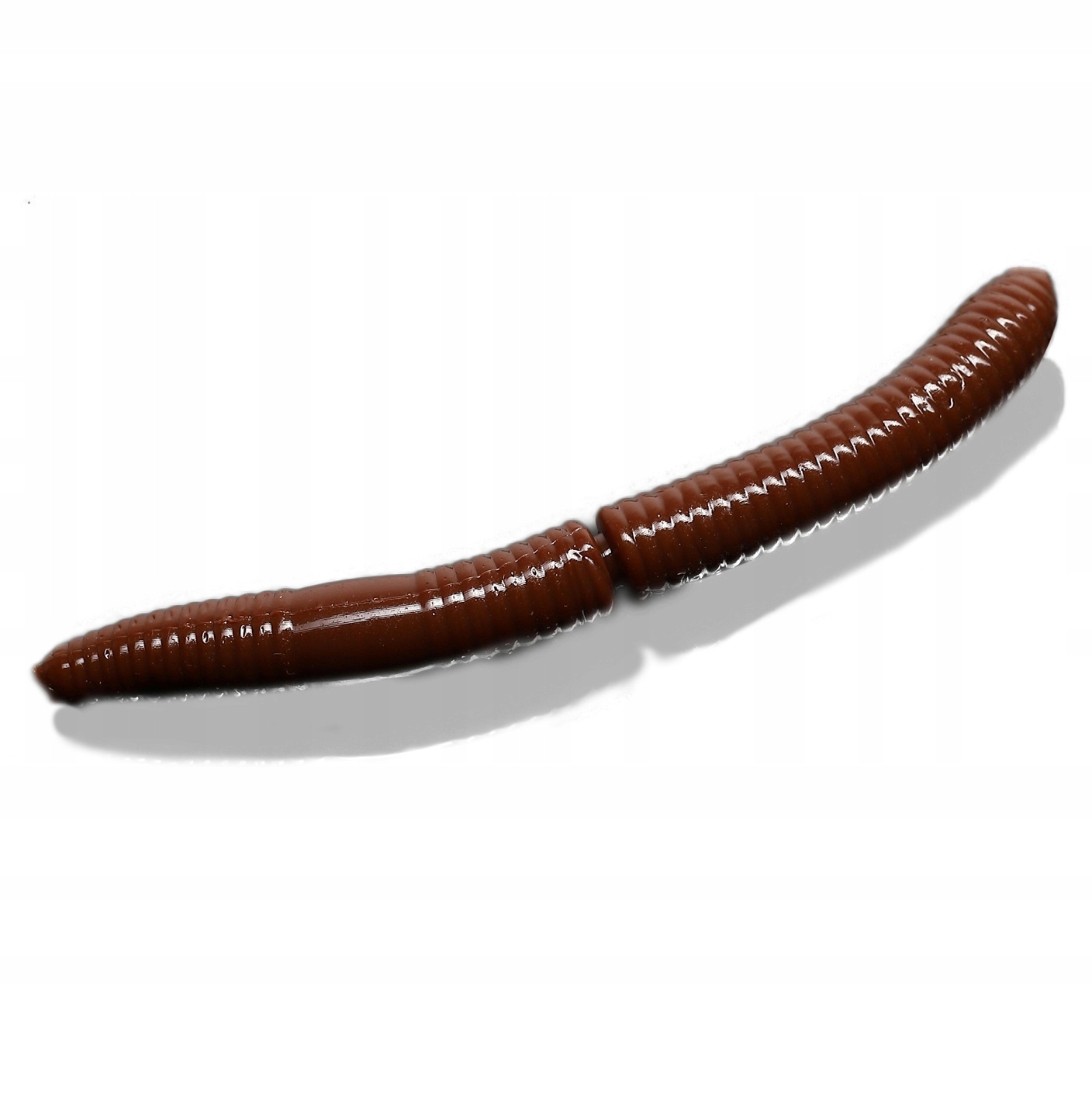 Libra Lures Robak Fatty D'Worm 65 Cheese Brown