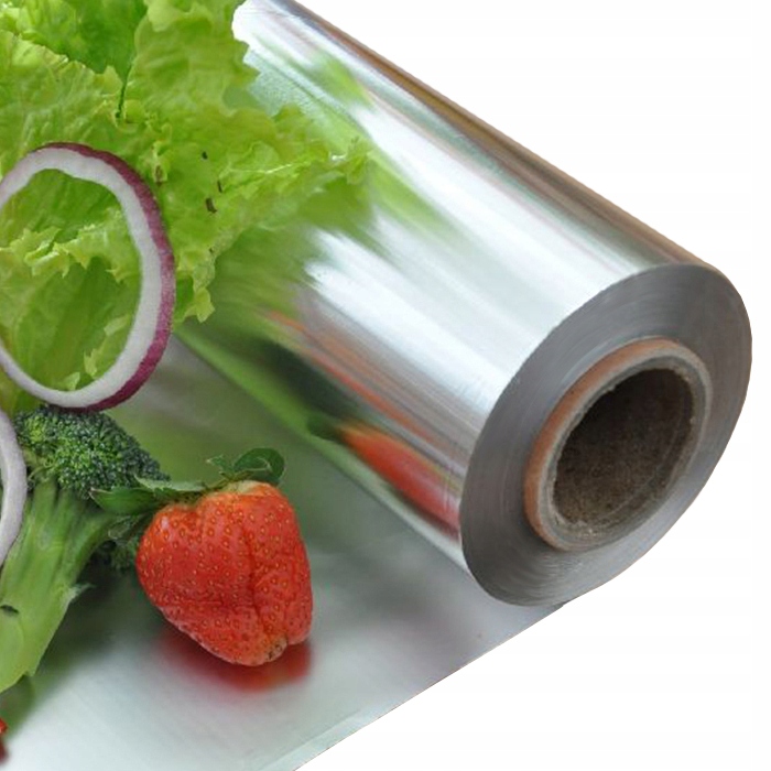 FOLIA ALUMINIOWA SPOŻYWCZA GRUBA GASTRONOMICZNA CATERING MOCNA ROLKA 60 M