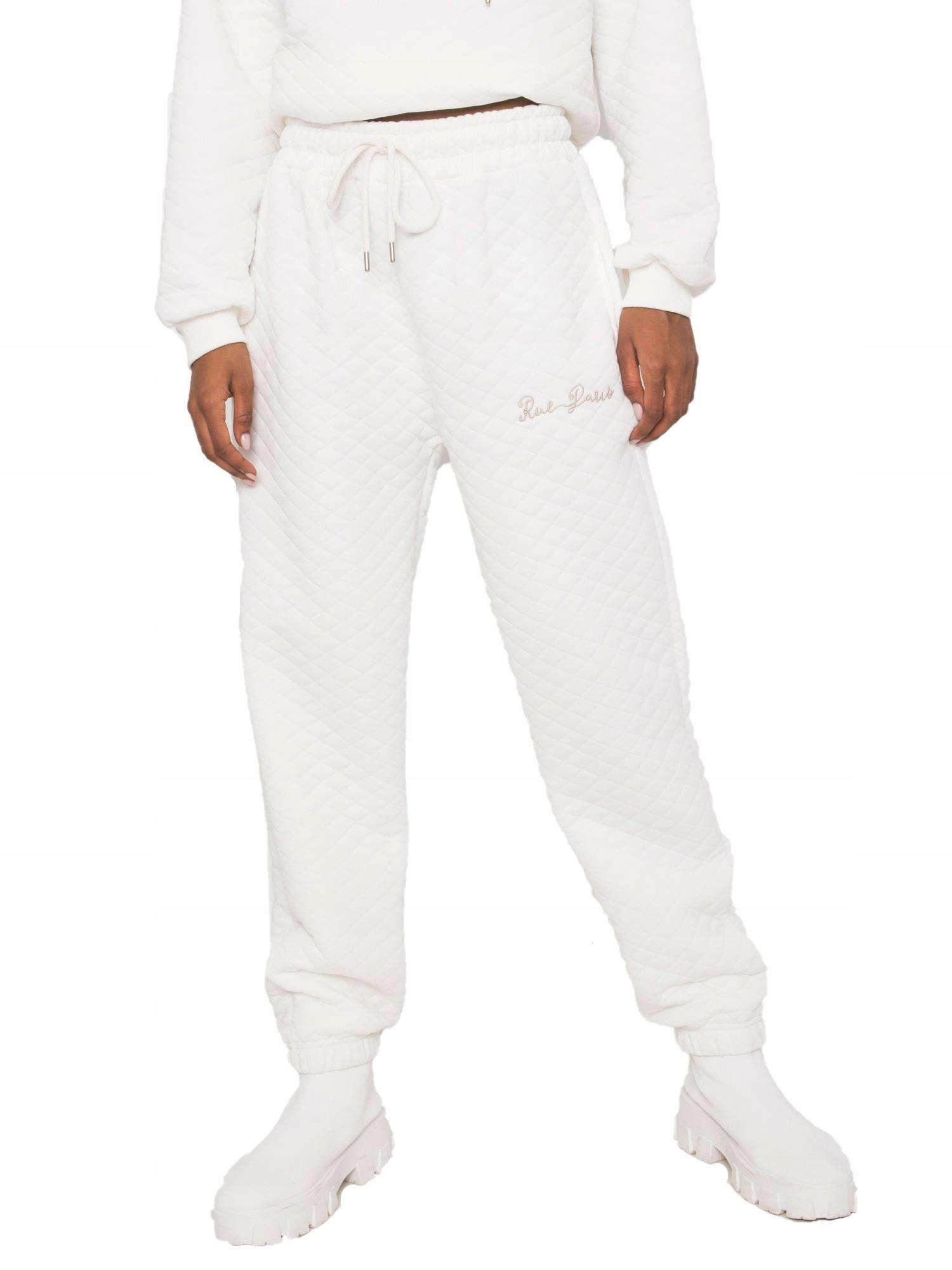 SPODNIE DRESOWE DAMSKIE Z PIKOWANIEM - S/M