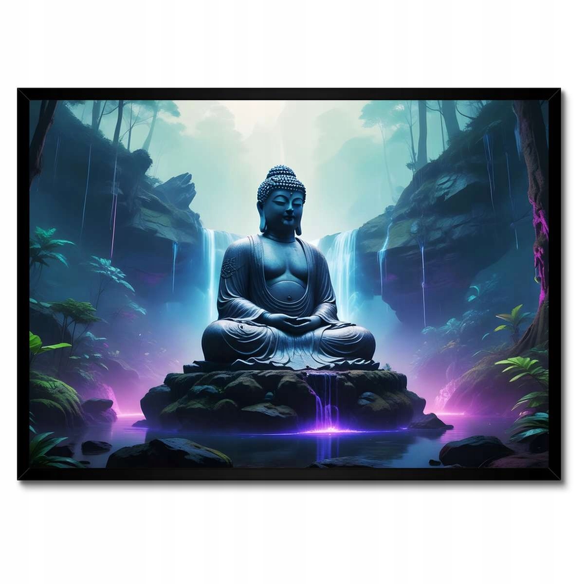 Plakáty v rámu 70x50 Buddha a meditace