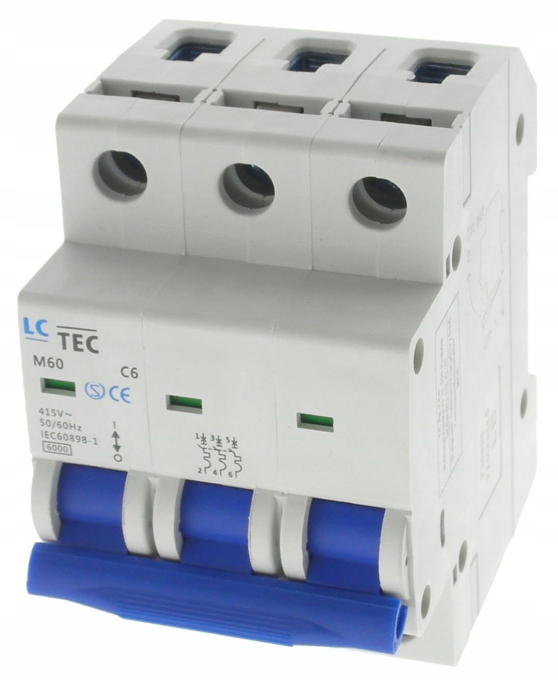 LC wyłącznik nadprądowy M60 3P 3M 3F C 6A