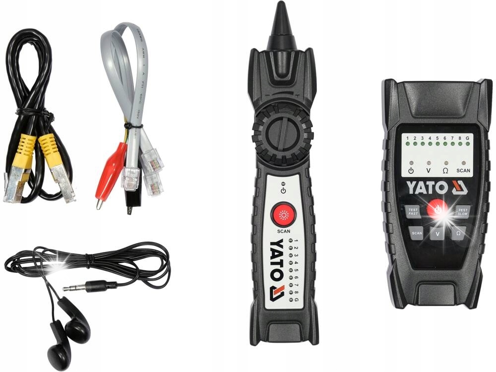 YATO КАБЕЛЬНЫЙ ЛОКАТОР СЕТЕВОЙ ПРОВОД ТЕСТЕР