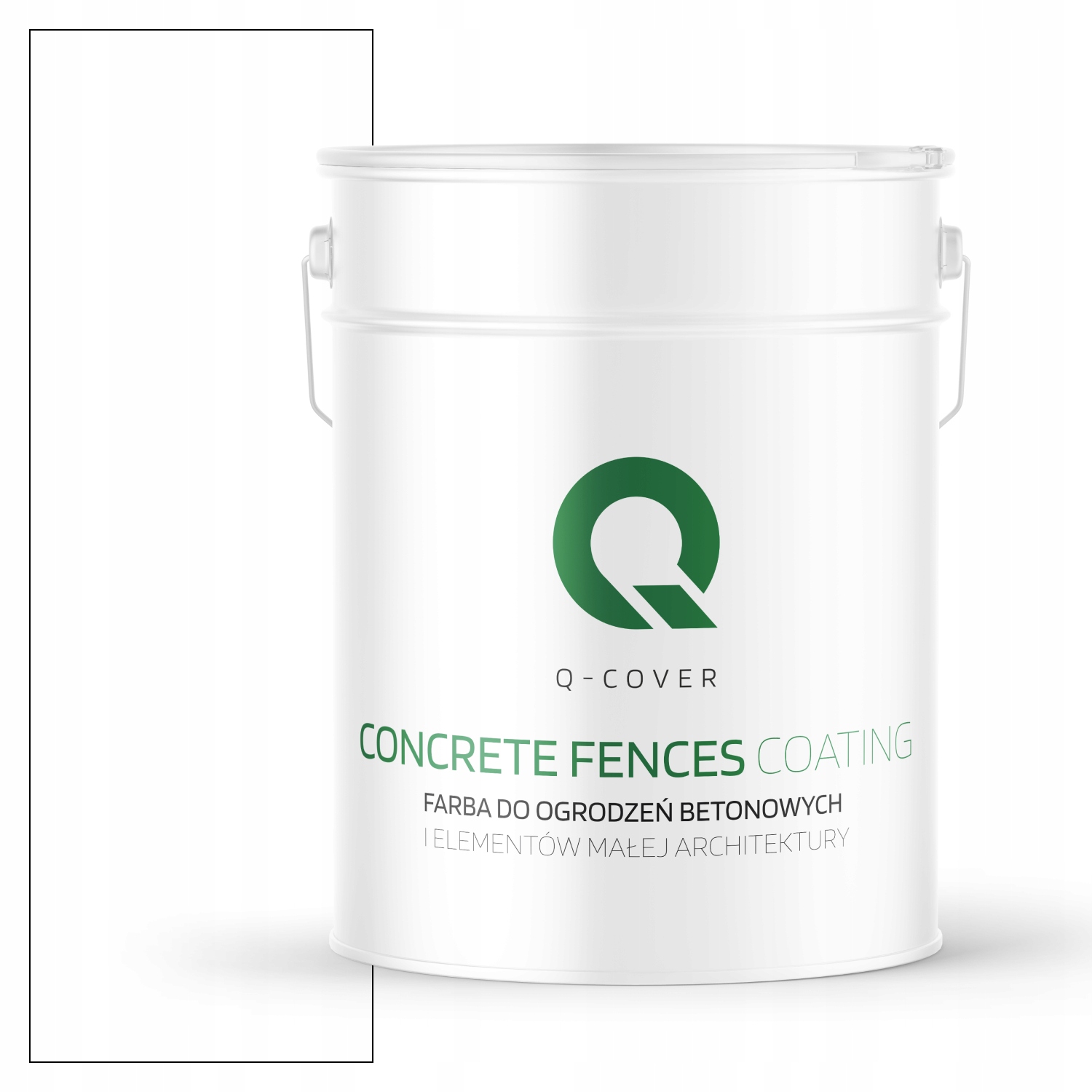 Farba Do Malowania Ogrodzeń Płotów Donic Betonowych Kolor Snieżny Biały 10L