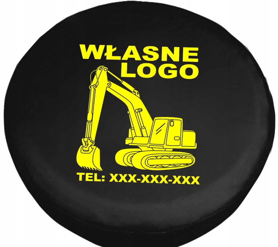 Pouzdro na krytku Na Rezervní Kolo Vaše vlastní Logo 36 barev