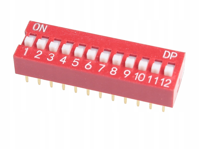 DIP SWITCH x12 ---(1 szt)
