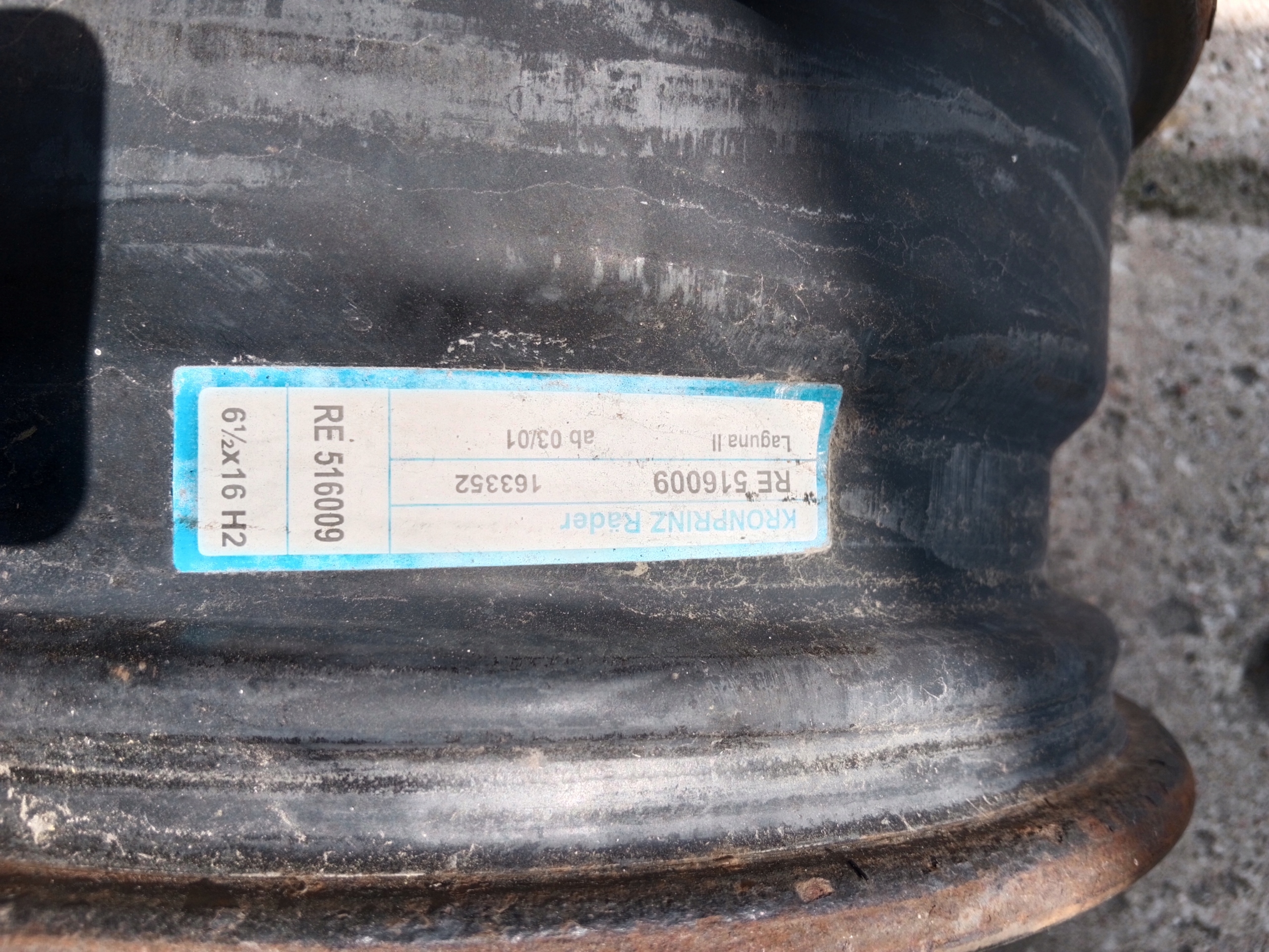 disk STALOWA RENAULT LAGUNA II 5X108 RE516009