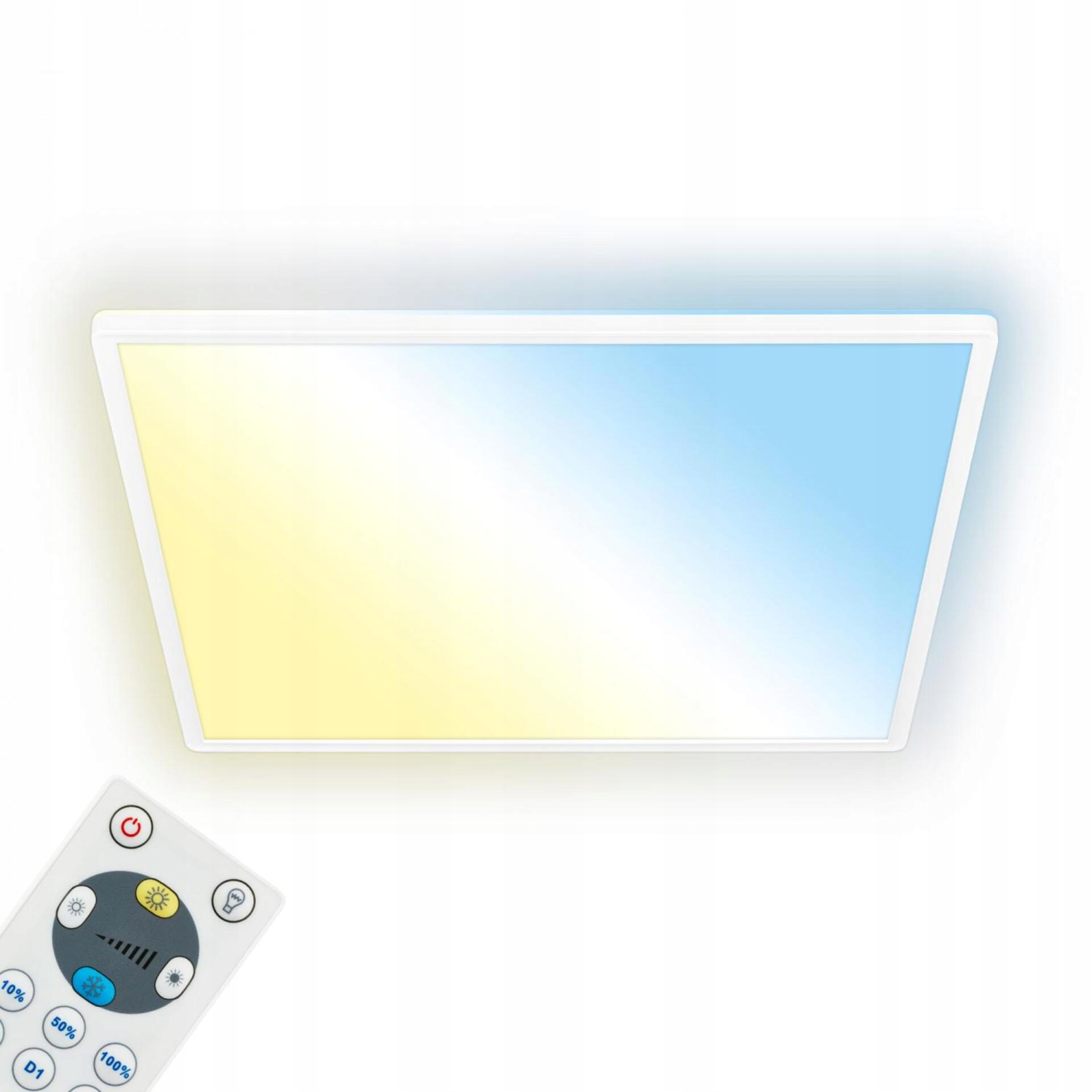 Led stropné svietidlo Briloner 45W 6000lm Cct 2700-6500K biele
